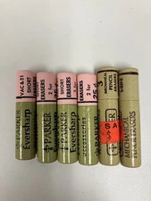 Vintage Parker Eversharp Erasers in Cardboard Tubes LOT