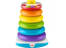 NEW Fisher-Price 14" Giant Rock-a-Stack with 6-Colorful Rings Large BABY TOY