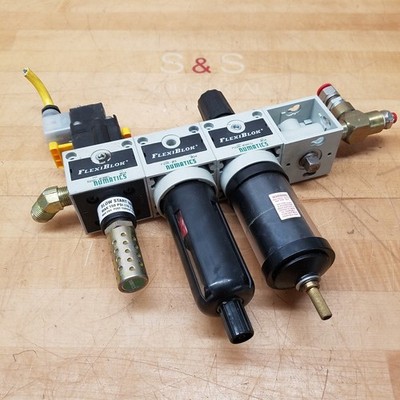 ASCO Numatics S22C-03BEL Pilot Valve, With F22E-03 Filter, P22B-03ACG Filter