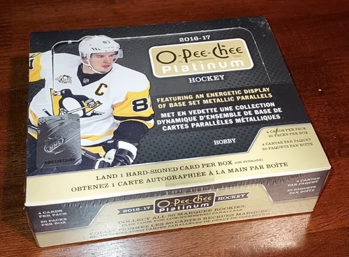 2016-17 UPPER DECK O-PEE-CHEE PLATINUM HOCKEY HOBBY BOX BRAND NEW SEALED