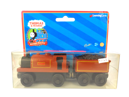 Learning Curve Duke Thomas & Friends Wooden Railway Locomotive Boxed