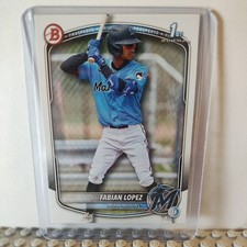 2025 Bowman Prospect Fabian Lopez 1st Bowman Miami Marlins #BP-19