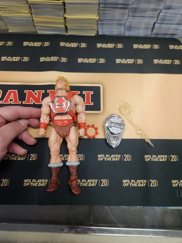 MOTUC Thunder Punch He Man Loose Complete Master Of the Universe Classics