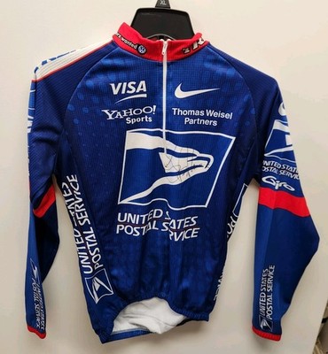 Nike US Postal USPS Cycling Jersey - Signed by Lance Armstrong w/ COA