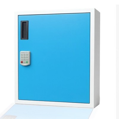 Galvanized Steel Package Delivery Box for Outside, Parcel Drop Box with Lockable