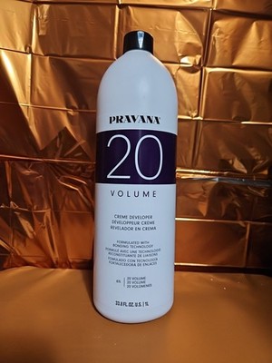 PRAVANA DEVELOPER 20 VOLUME 33.8OZ  With Bonding & Oils