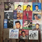 Lot Of 15 Elvis Presley 45 RPM Vinyl Record Singles Picture Sleeves READ