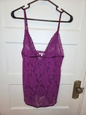 Victoria Secret Purple Lace Lingerie - Top - Size M