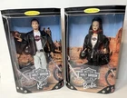 BARBIE Collector Edition 1998 Harley Davidson Barbie & Ken Dolls Lot Vintage NIB