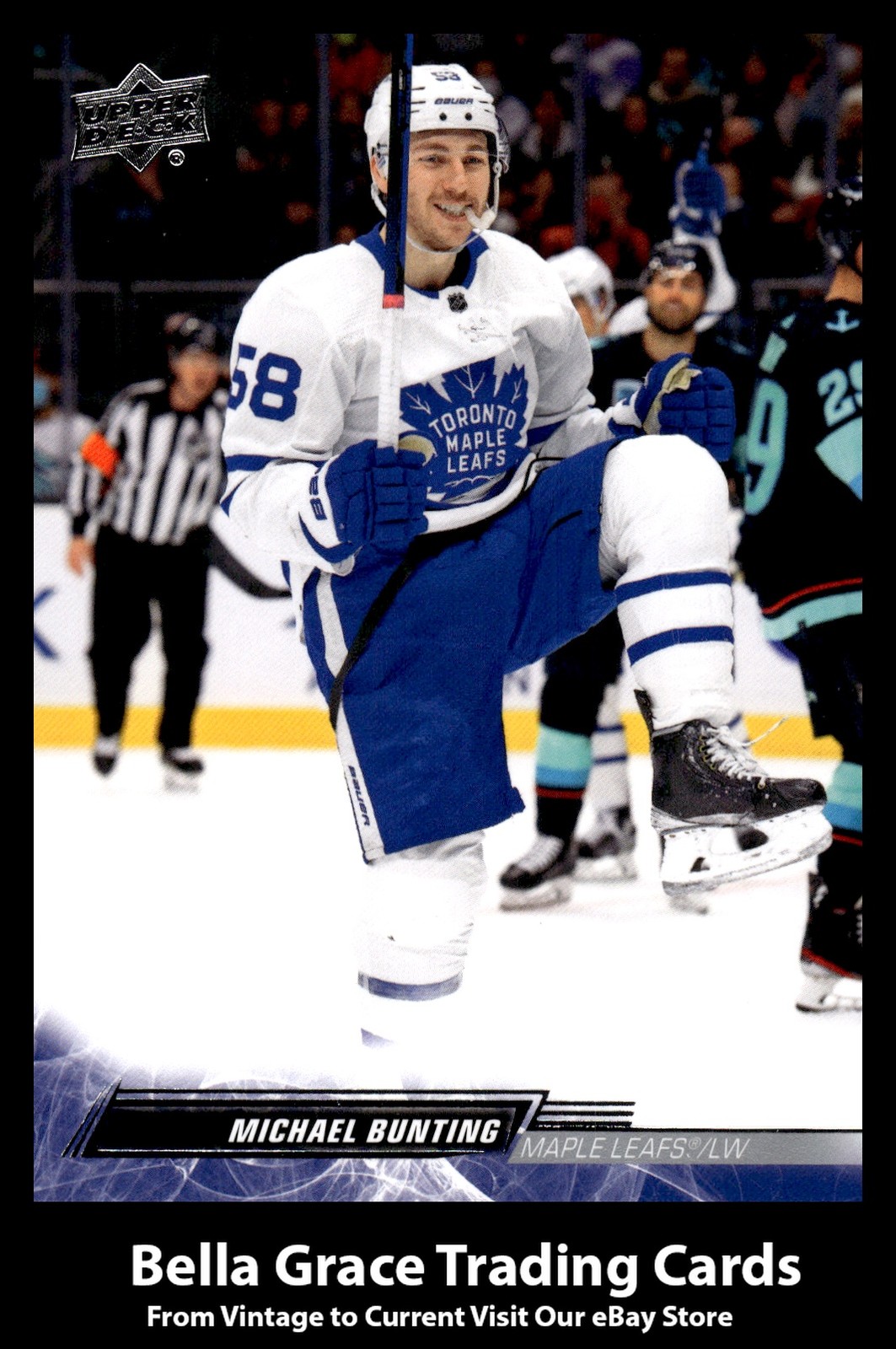 2022-23 Upper Deck Michael Bunting #419 Toronto Maple Leafs NHL Hockey