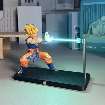 Dragon Ball Z Goku Kamehameha Magnetic Touch Night Light LED Desk Lamp Anime GK4