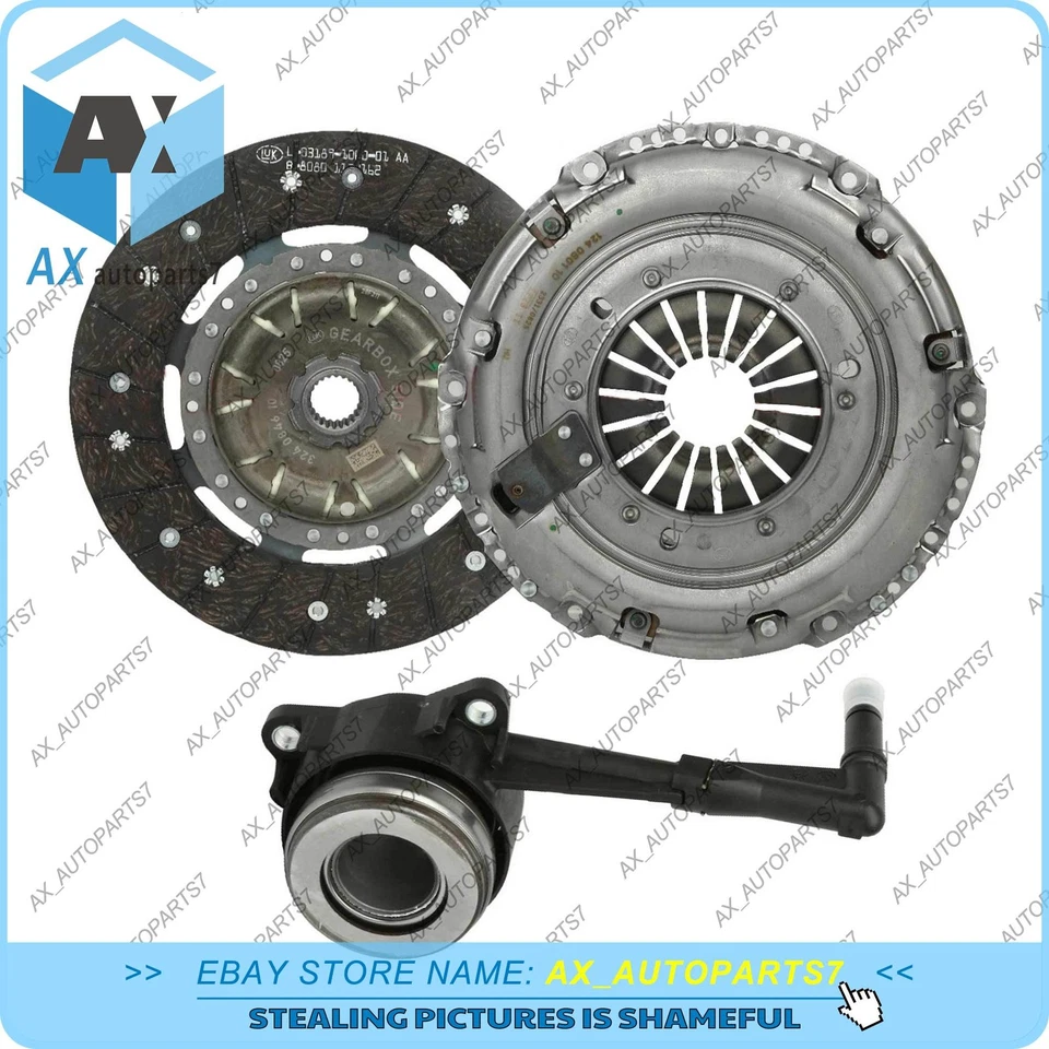 3PCS LUK CLUTCH KIT AUDI TT SUPERB YETI OCTAVIA CADDY TDI 03G141015L 06J141015J - Image 2 of 4