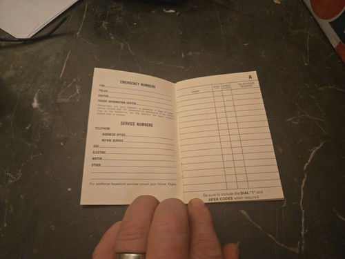 Vtg SMAL PERSONAL DIRECTORY Telephone Numbers Pennsylvania Telephone Telegraph - Picture 3 of 7