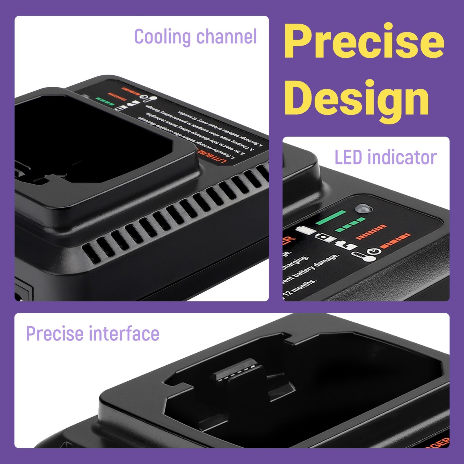 Charger LCS40 for Black and Decker LCS36 LCS1240 LBX3040 LST136 LST136W LBX36