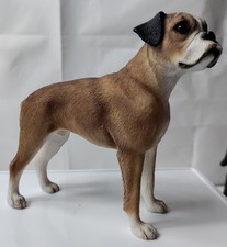 Stunning Example Of Older Boxer Dog Figurine, Leonardo Dog Lovers Collection VGC