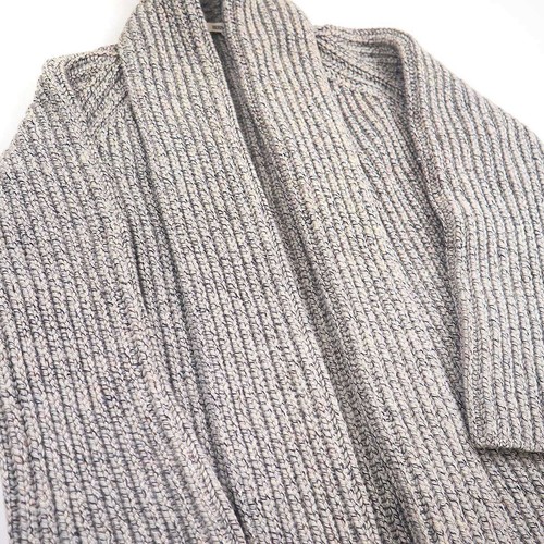 Cappotto HERMES by Martin Margiela Margiela periodo 1999AW maglia cashmere basso calibro G - Foto 7 di 7