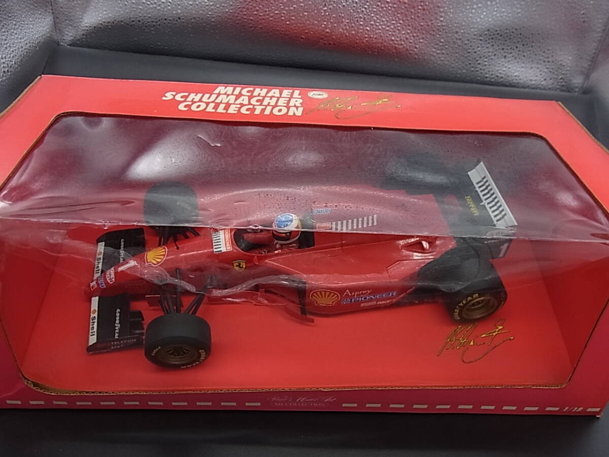 ミニカー FERRARI F1 1996 M.SCHUMACHER 1/18 PMA 1996 Michael Schumacher Signed Scuderia Ferrari 1:18 Scale