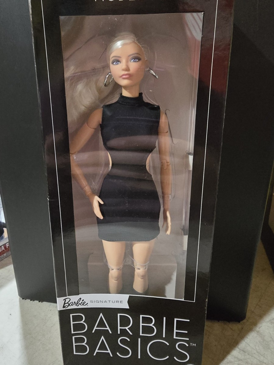 2025 Barbie Basics Model 02 Blonde Hair Black Mini Dress Brand new