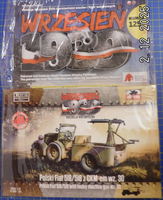 1:72 First to Fight 125 Polish Fiat 518/518z with heavy machine gun wz.30  OVP