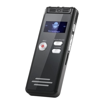 64GB Digital Voice Activated Recorder 1536Kpbs HD Audio 220 H Daueraufnahme