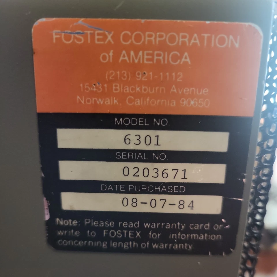 Fostex 6301 Active Personal Monitor Speaker - Image 4 of 4