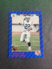 1991 AW Sports All World CFL Football Doug Flutie Card #7 Boston College Heisman