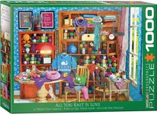 EG60005405 - Eurographics Puzzle 1000 Pc - All you Knit is Love