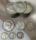 31 CLAD KENNDY HALF DOLLARS 40% 1966-69 + $1.05 FV 90% Silver  1916 Buffalo Nick