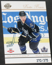 Dustin Brown 2003-04 Pacific Supreme Autograph Rookie #119 (370/375) LA Kings