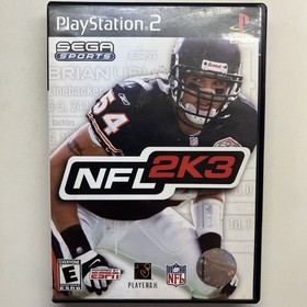 Sony PlayStation 2 PS2 SCPH-39001 Console Bundle Controller Cords Tested NFL 2K3