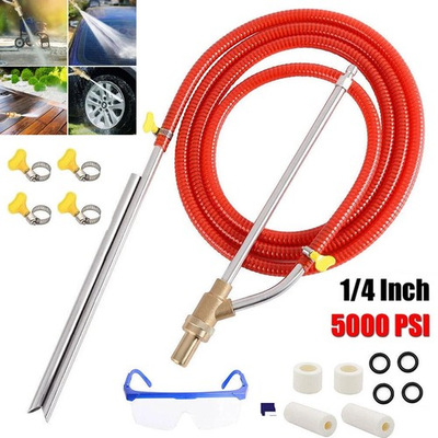 #ad 5000 PSI Sandblasting Kit for Pressure Washer Sand Blaster Attachment Power $32.98