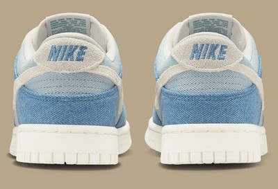 Women's Nike Dunk Low Denim Smokey Blue Ochre Pale Ivory IH5073