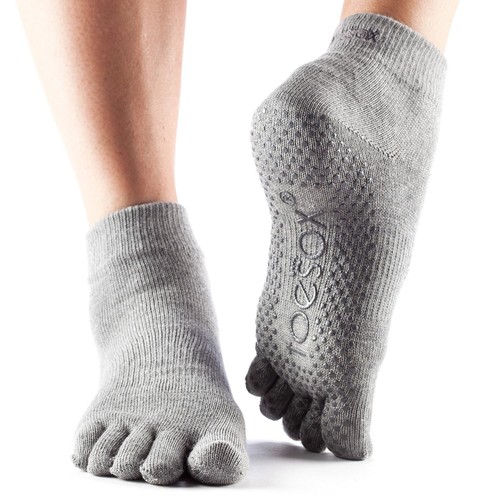 ToeSox Full-Toe Ankle Grey Gr. S - Bild 1 von 1