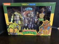 NECA Nickelodeon  Teenage Mutant Ninja Turtles - Tokka & Rahzar  - 2 Pack  New