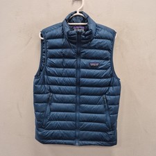 Patagonia Down Sweater Puffer Blue Lightweight Vest Gilet Bodywarm Size Small