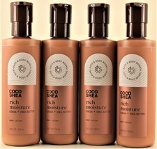 QTY 4 - Bath  Body Works COCO SHEA Rich Moisture Body Lotion Shea Butter 7.8oz
