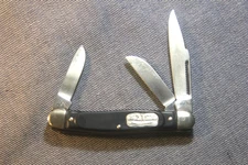 VINTAGE BOKER USA GOLDEN SPIKE STOCKMAN   KNIFE