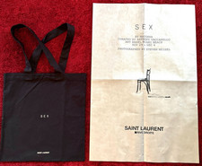 MADONNA SAINT LAURENT SEX BOOK PROMO TOTE BAG & POSTER ART BASEL 2022 EROTICA LP