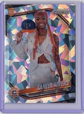 2025 Panini Prizm WNBA - Rookie Variation Saniya Rivers #150 Ice Prizm (RC)