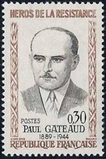 France Yvert Num 1290 ** Resistance  1961