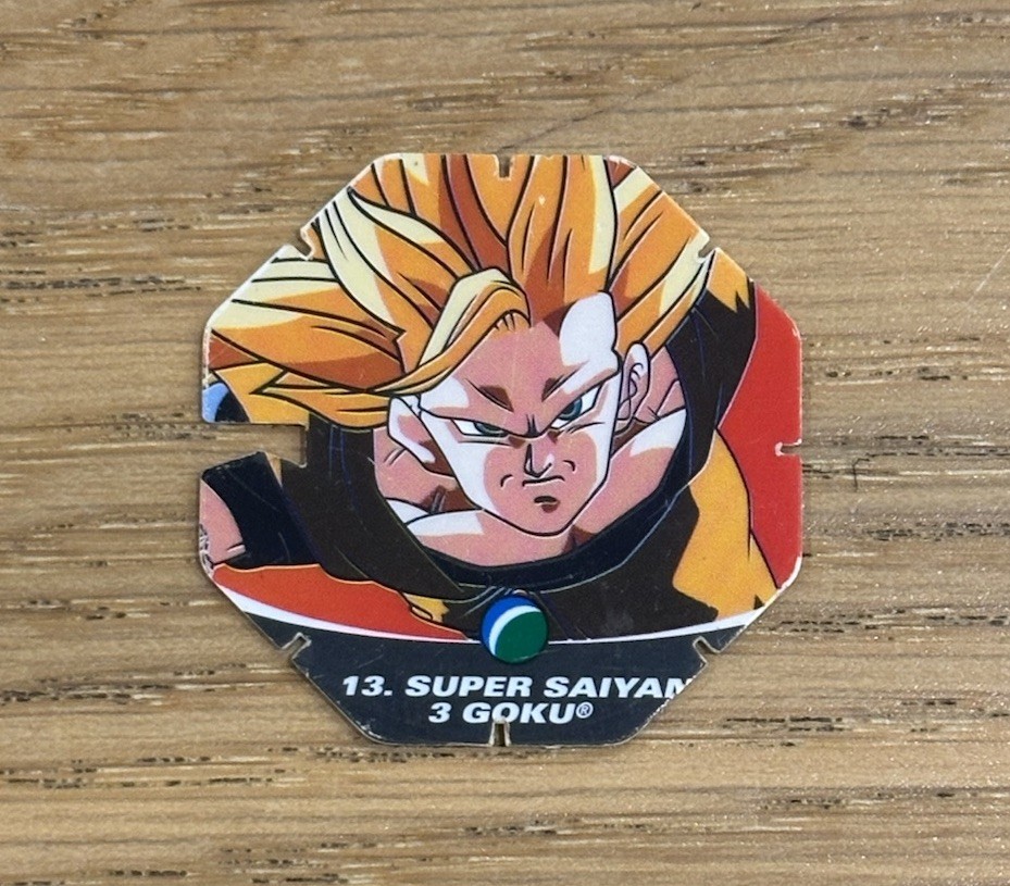 DBZ Dragon Ball Z - Series 2 Tazo - 13. Super Saiyan 3 Goku (C)