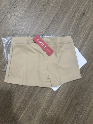 NWT Boy/Girl Capezio Cut Low Rise Short Nude TB113C Sz Large 12-14 - Picture 3 of 4