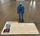 1983 GI Joe Cobra Commander Complete With File Card Near Mint