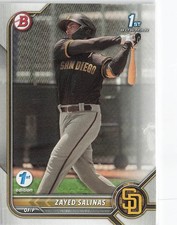 2022 Bowman #BP-122 Zayed Salinas Prospects