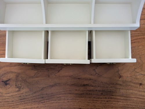POTTERY BARN TEEN LoveShackFancy Regency Beauty Organizer - SCATOLA APERTA - Foto 3 di 7