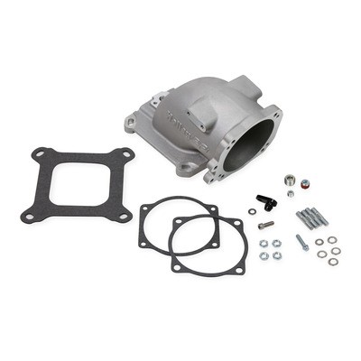 Holley 300-240, One Intake Elbow Aluminum Universal 105 mm Max Throttle Body