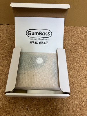 明和電機 GumBass Compact Model (Beech) Maywa Denki GumBass Compact Model (Beech) with Replacement Rubber