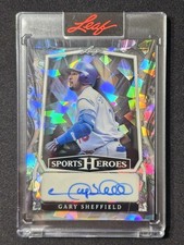Gary Sheffield Autograph Indiana Baseball Trading Cards for sale