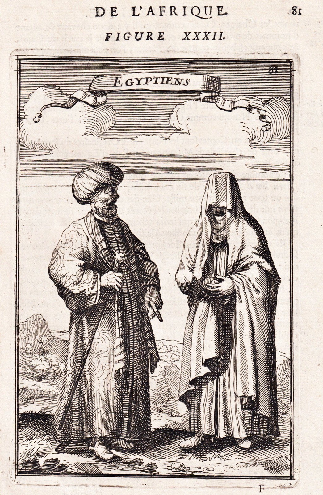 Disfraces De Egipto Islam Musulmanes Grabado De Mazo 1719