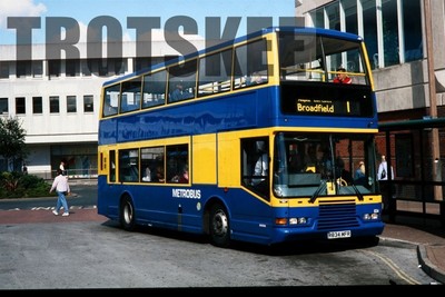 35mm Slide Metrobus Volvo OLY-50 EL 1134 R834MFR c2003 Original
